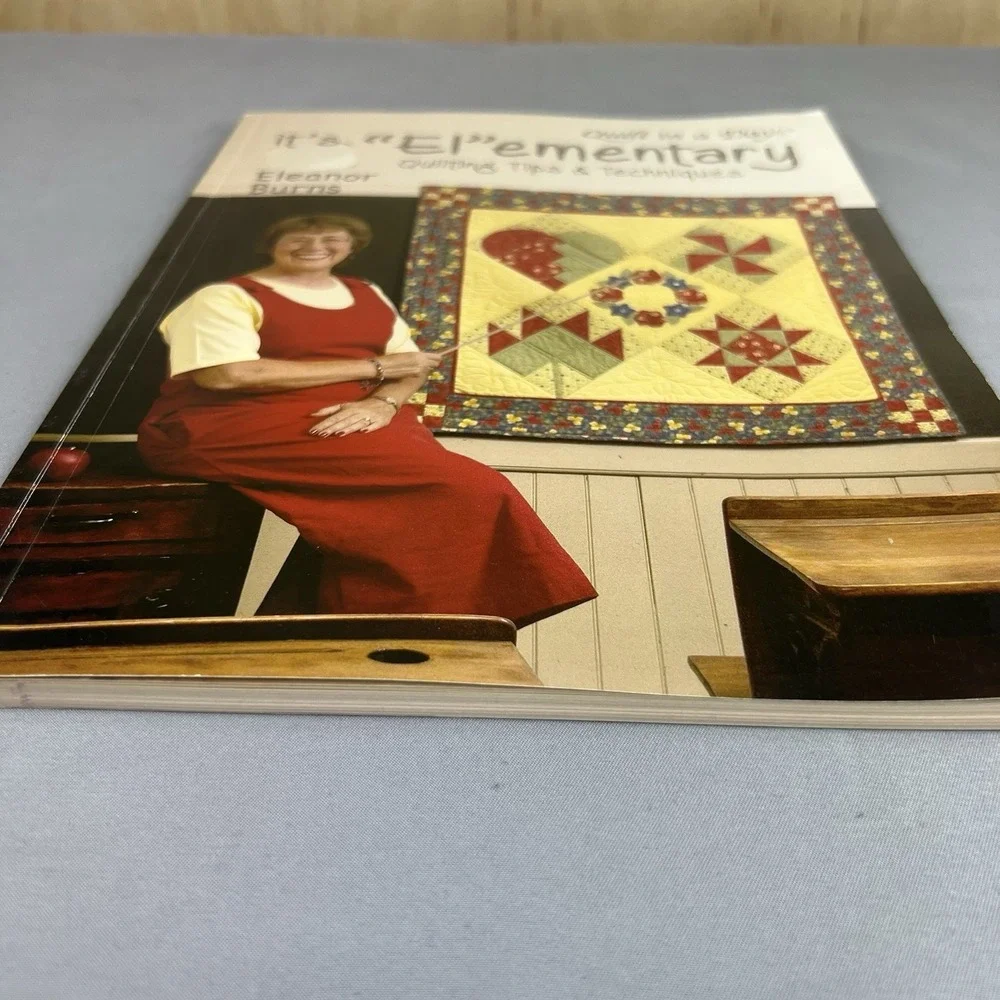 It's 'El'ementary Quilting Tips and Techniques Eleanor Burns Quilting Book PB